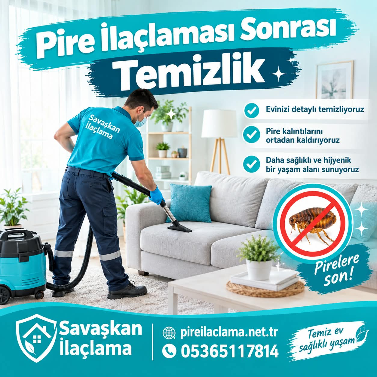 Pire İlaçlaması Sonrası Temizlik
